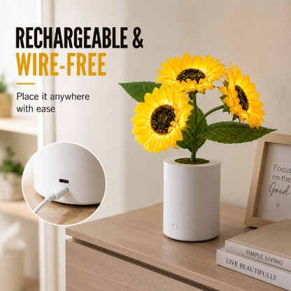 Sunflower Night Light & Mood Lamp
