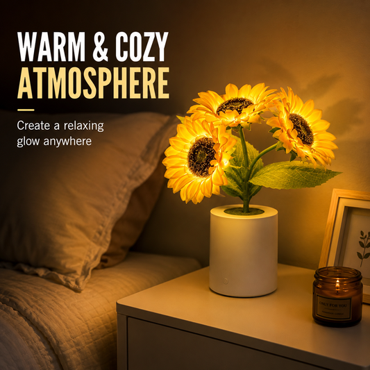 Sunflower Night Light & Mood Lamp