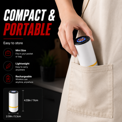 Portable Vacuum Sealer With Reusable Bags