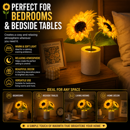Sunflower Night Light & Mood Lamp