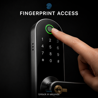 Smart Door Lock With App Remote Access