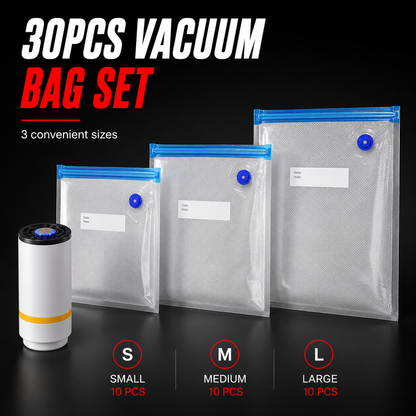 Portable Vacuum Sealer With Reusable Bags
