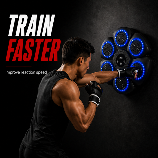 Smart Boxing Trainer With Gloves & Reaction Lights
